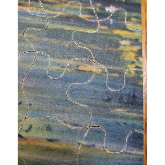 Big 10 Jigsaw Puzzle 1940's Color Picture Puzzle Mill & Moonlight - Picture 8 of 9